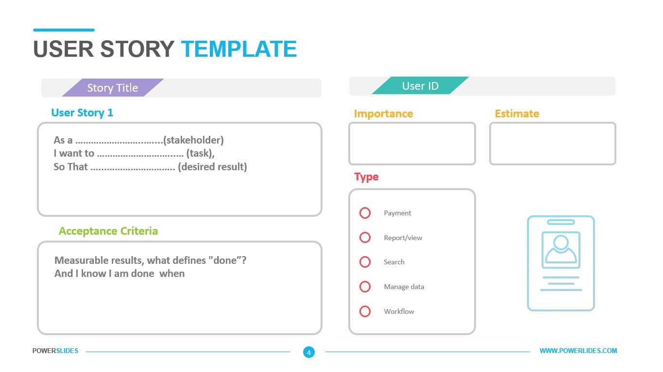User Story Template – Powerslides Regarding User Story Word Template