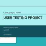 User Testing Report Template – Ux Design Templates Throughout Usability Test Report Template