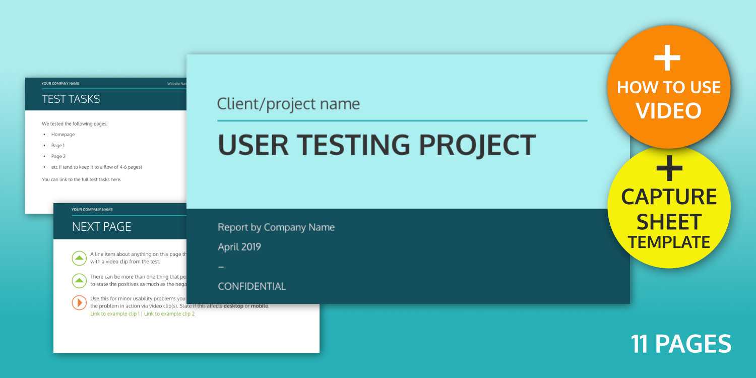 User Testing Report Template – Ux Design Templates With Ux Report Template