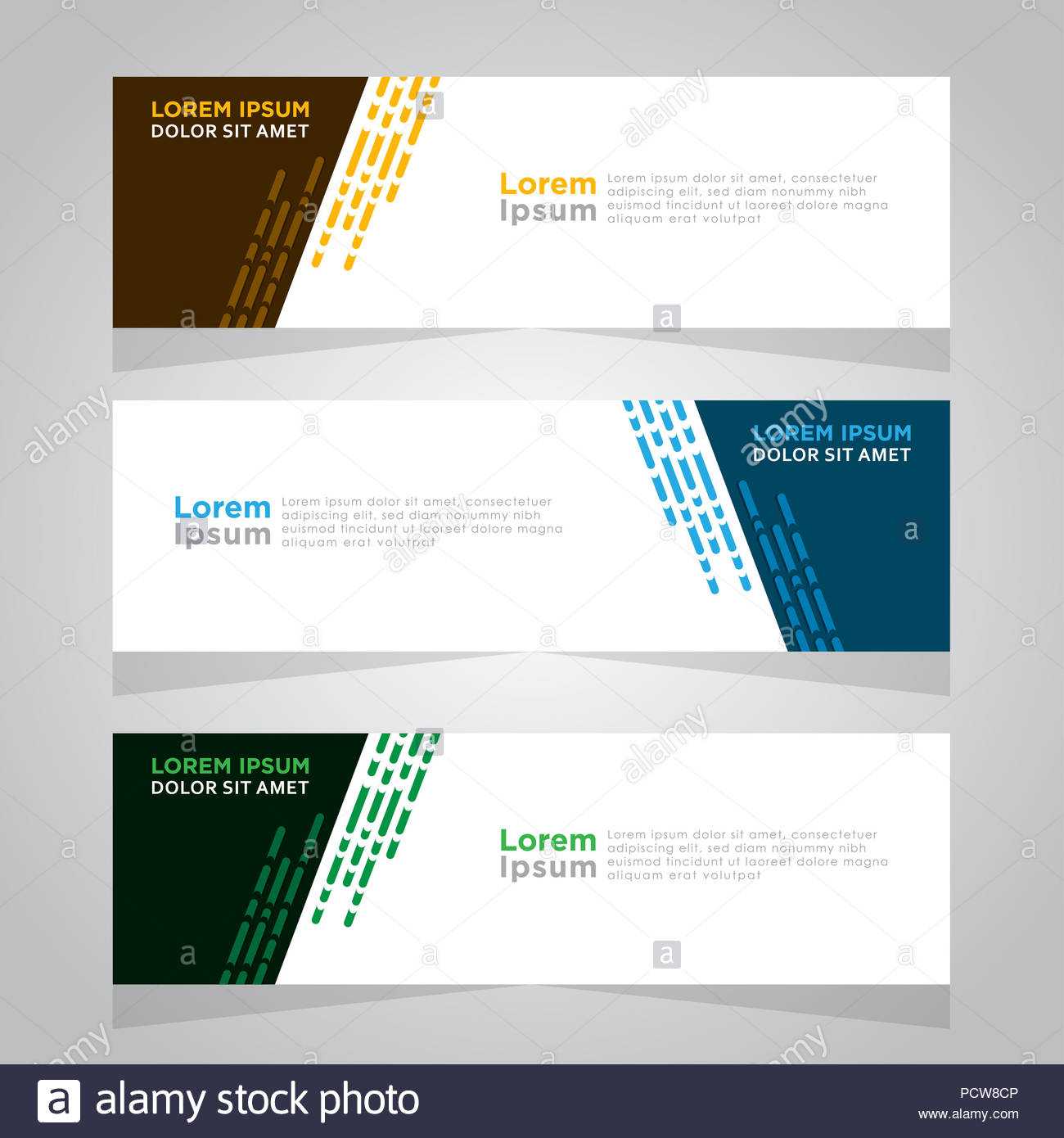 Vector Abstract Design Web Banner Template. Web Design With Regard To Website Banner Design Templates