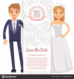 Vector Wedding Banner Template. Decorative Flyer With Bride pertaining to Bride To Be Banner Template