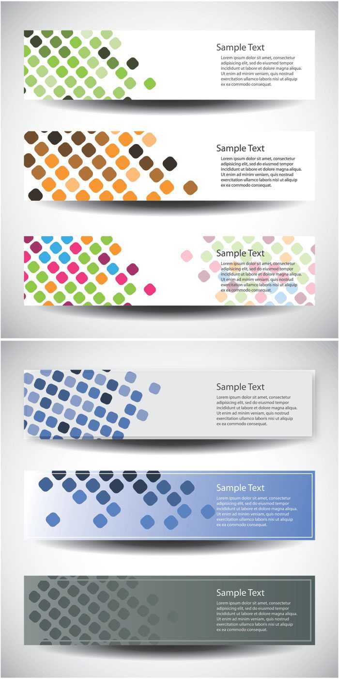 Vertical Banner Templates Vector | Vector Graphics Blog In Free Website Banner Templates Download