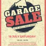 Vintage Garage Sale Flyer Template Regarding Garage Sale Flyer Template Word