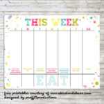 Weekly Calendars For Kids – Barati.ald2014 Regarding Blank Calendar Template For Kids