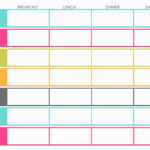 Weekly Meal Planner For Family Templates | Printable Weekly Pertaining To Menu Planning Template Word
