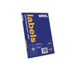 Winc Laser Labels 105X37Mm 16 Per Sheet Pack Of 100 Sheets Regarding Word Label Template 16 Per Sheet A4