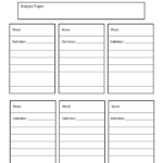 Word Bank | Udl Strategies – Goalbook Toolkit Throughout Personal Word Wall Template