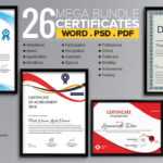 Word Certificate Template – 53+ Free Download Samples In Professional Certificate Templates For Word