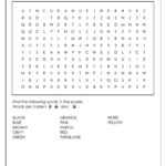 Word Search Puzzle Generator For Blank Word Search Template Free