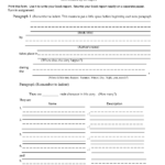 Worksheet Book Report | Printable Worksheets And Activities In 6Th Grade Book Report Template