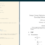 Writing Technical Report In Latex With Latex Project Report Template