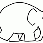 Yespress | Elmer The Elephant Clipart In Pack #5564 In Blank Elephant Template