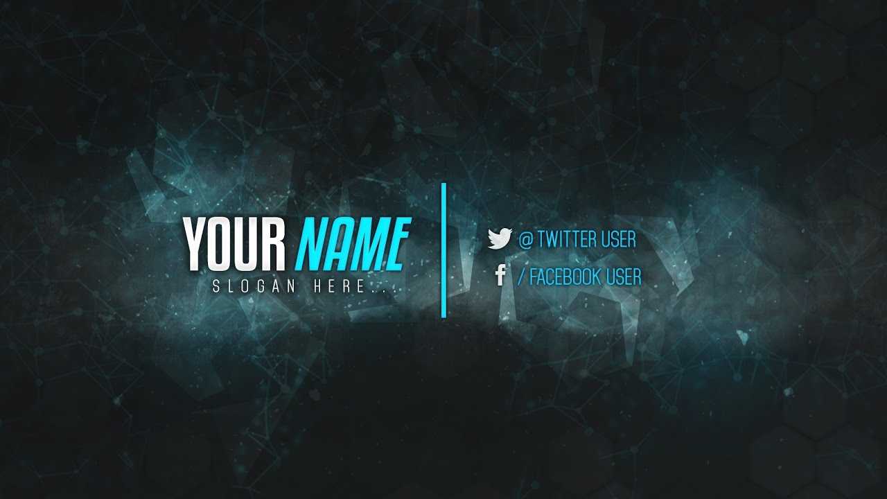 Youtube Banner Template #8 (Adobe Photoshop) For Adobe Photoshop Banner Templates