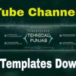 Youtube Channel Art Template Psd Free Download Inside Youtube Banner Template Size