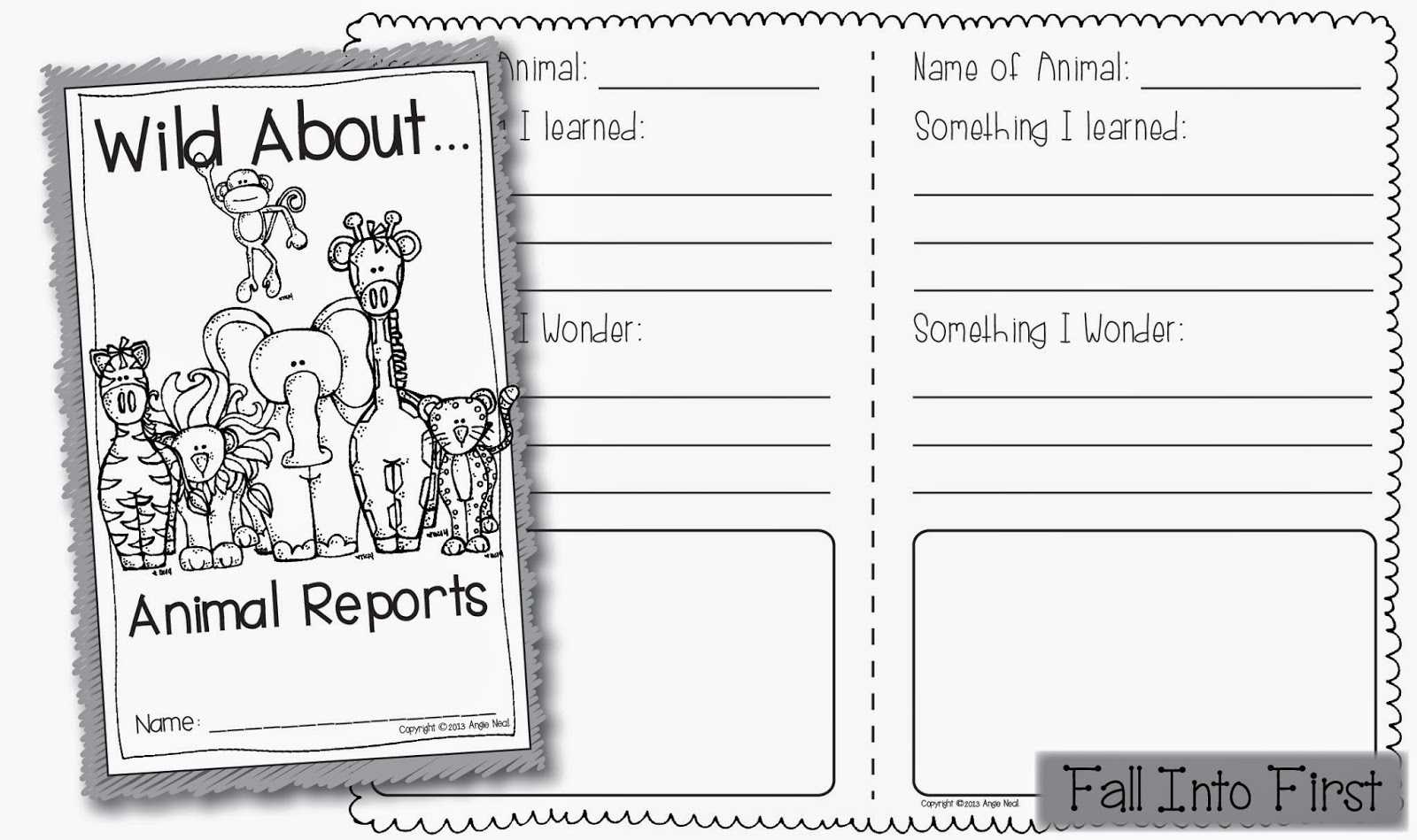 Zoo Animal Worksheet For 2Nd Grade | Printable Worksheets Throughout Animal Report Template